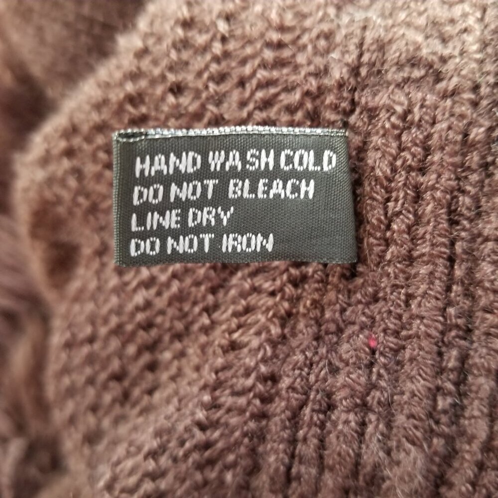 Brown faux fur scarf - Picture 4 of 7